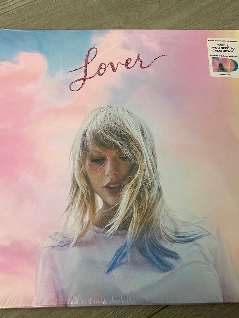 Taylor Swift Pastel Pink & Pastel Blue 'Lover' Album Cover Art